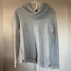 J. Crew Light Gray Cowl Neck Pullover Sweater - M